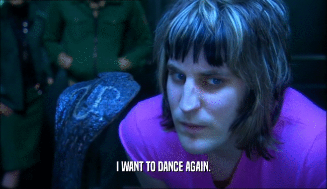I WANT TO DANCE AGAIN.  