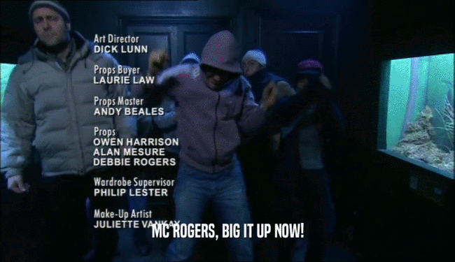 MC ROGERS, BIG IT UP NOW!  