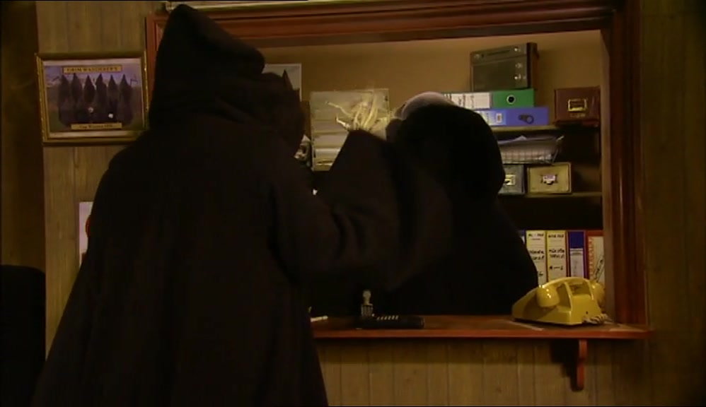 - I'M RUNNING A SKELETON CREW. - (BOTH LAUGH) 