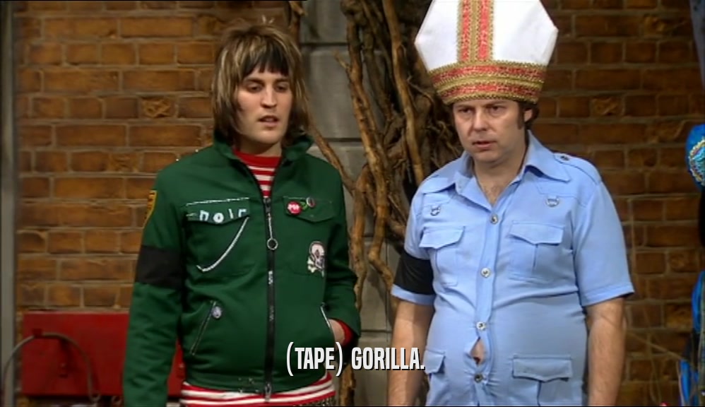 (TAPE) GORILLA.  