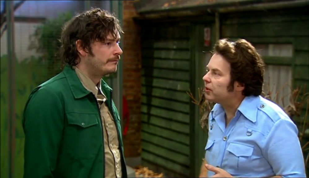 IT'S TO DO WITH THE LITTLE MAN, THE SQUASHED-IN FRENCH MAN. 