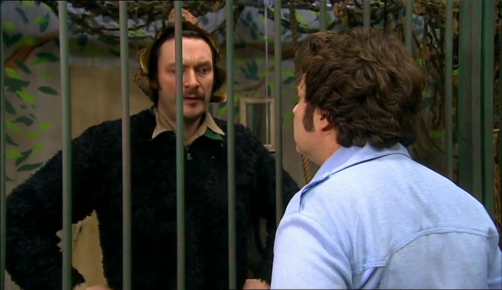 WHAT? YOU WANTED AN APE, I GAVE YOU AN APE. A REAL APE. 