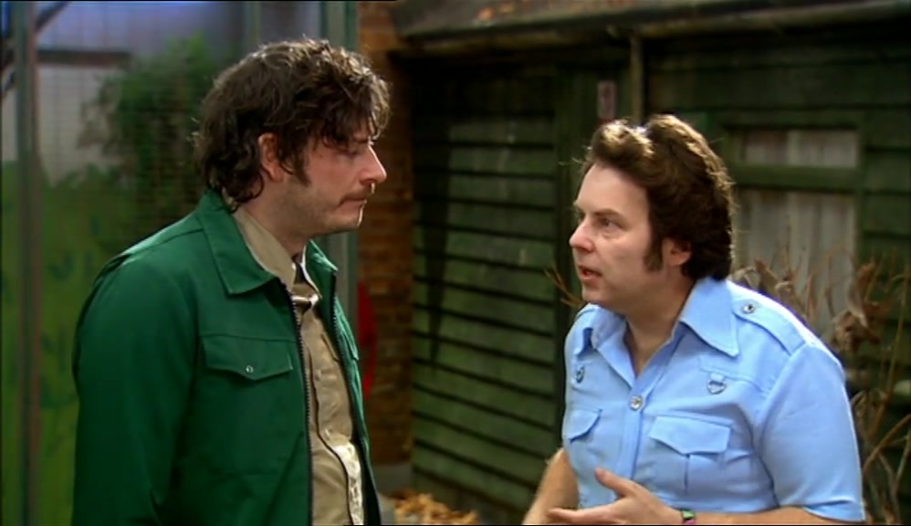 IT'S TO DO WITH THE LITTLE MAN, THE SQUASHED-IN FRENCH MAN. 