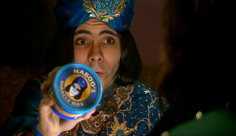 PUT THIS IN YOUR HAIR AND IT'LL MAKE EACH FOLLICLE AS STRONG AS A HORSE'S LEG. 