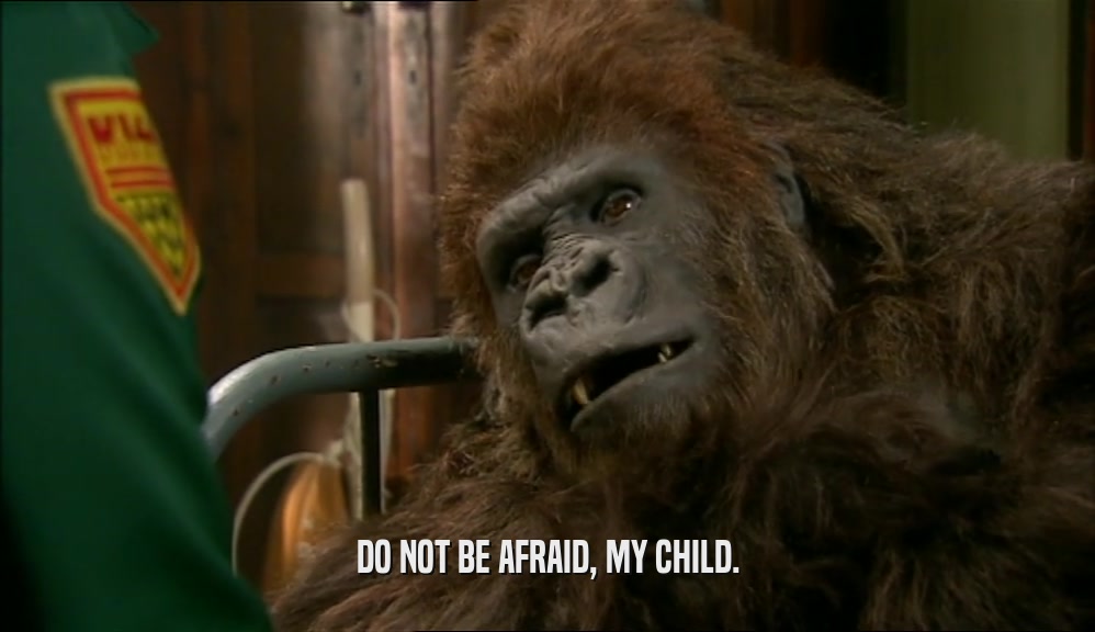 DO NOT BE AFRAID, MY CHILD.  