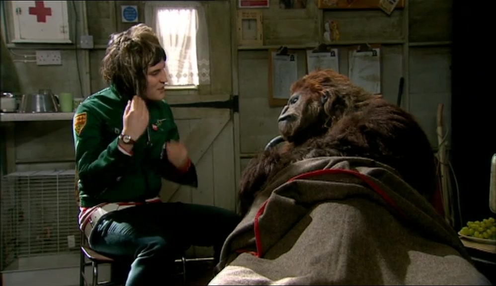 NOT AS GOOD AS MINE, OBVIOUSLY. YOU'VE GOT A FEW SPLIT ENDS. 