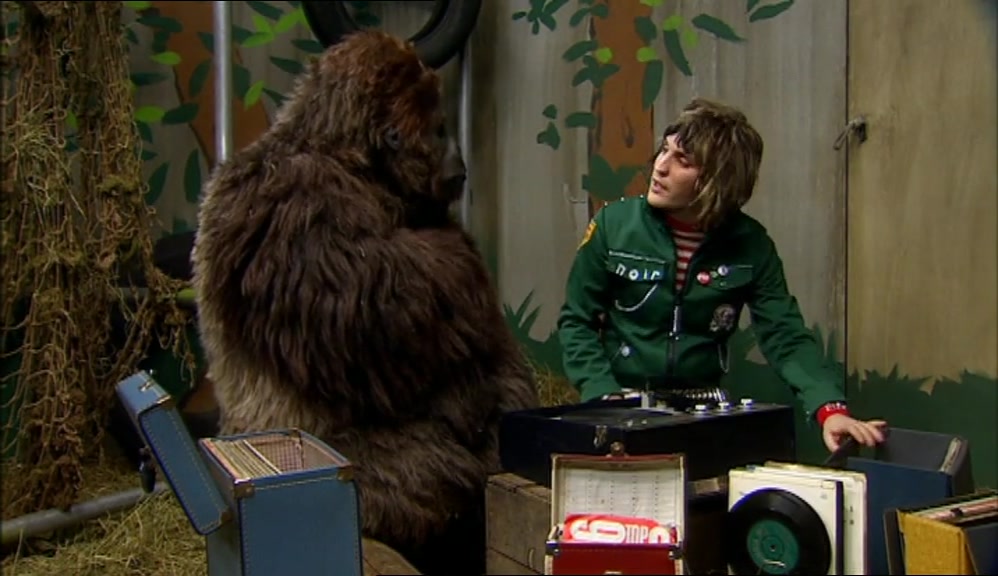 I'VE GOT HIS OLD RECORDS HERE.  