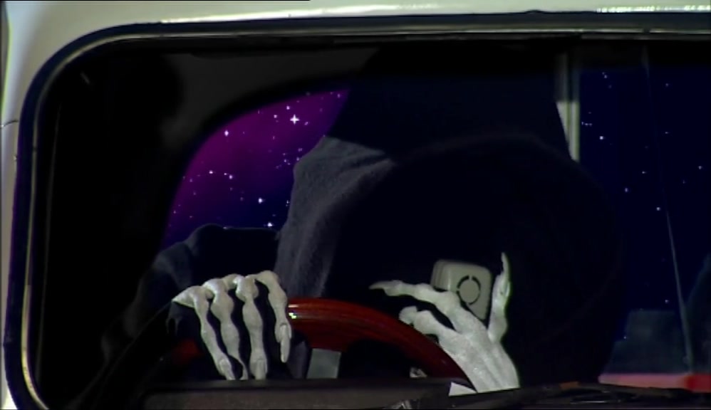 SHE'S DEAD. SHE'S ALL RIGHT, THOUGH. TALKS ALL DAY. BLAH-BLAH-BLAH. 