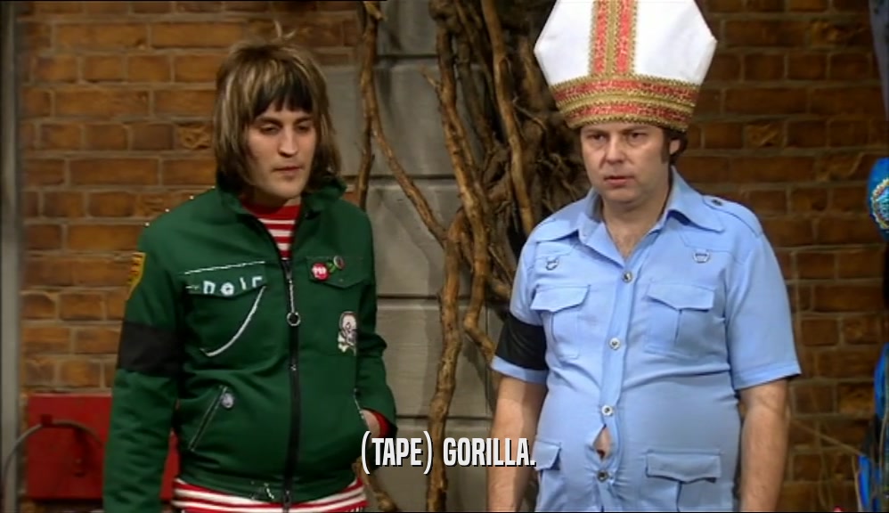(TAPE) GORILLA.  
