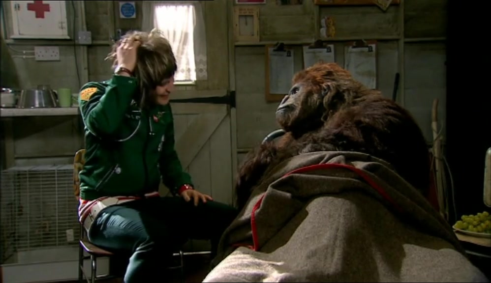 - YOUR HAIR LOOKS GOOD TODAY. - THANKS. 