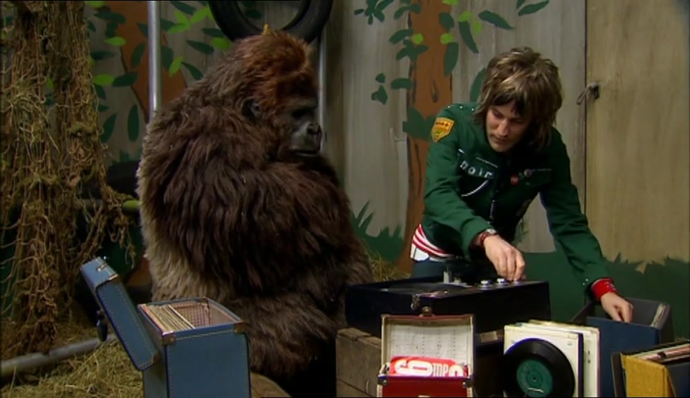 I'VE GOT HIS OLD RECORDS HERE.  