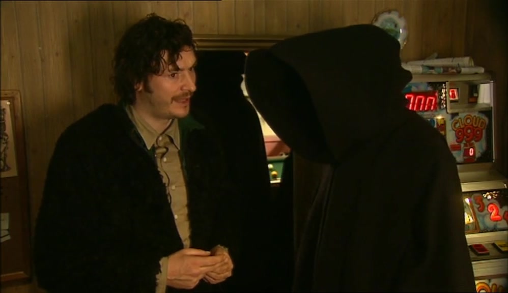 - THE GEEZER WITH THE FAB HAIRDO? - YEAH. 