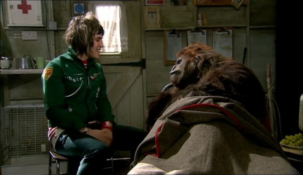 NOT AS GOOD AS MINE, OBVIOUSLY. YOU'VE GOT A FEW SPLIT ENDS. 