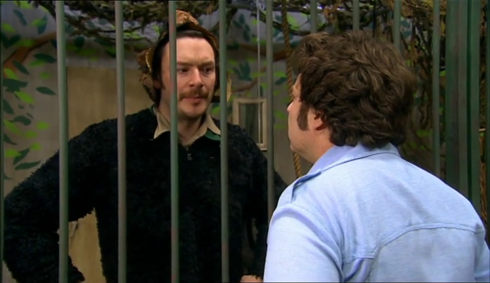 WHAT? YOU WANTED AN APE, I GAVE YOU AN APE. A REAL APE. 