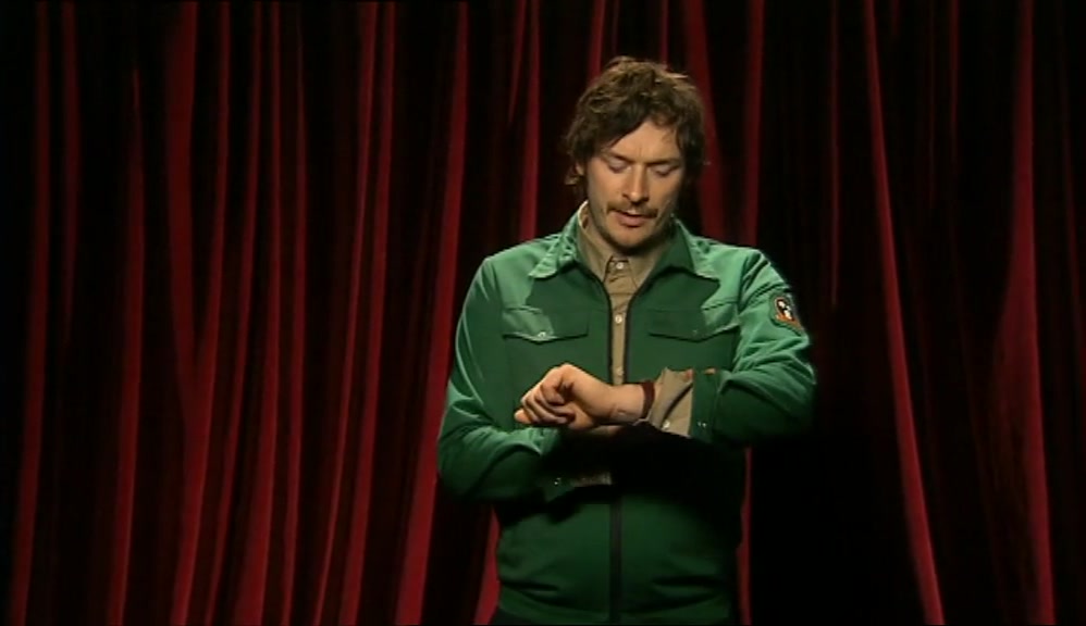 WE HAVE JUST ENOUGH TIME FOR ME TO SQUEEZE IN A SMALL, POWERFUL SPEECH. 