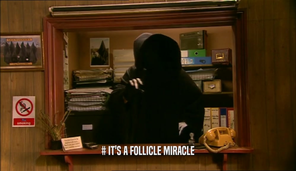 # IT'S A FOLLICLE MIRACLE  