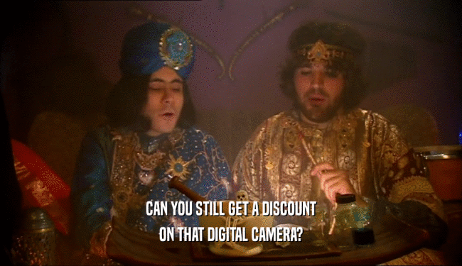 CAN YOU STILL GET A DISCOUNT ON THAT DIGITAL CAMERA? 