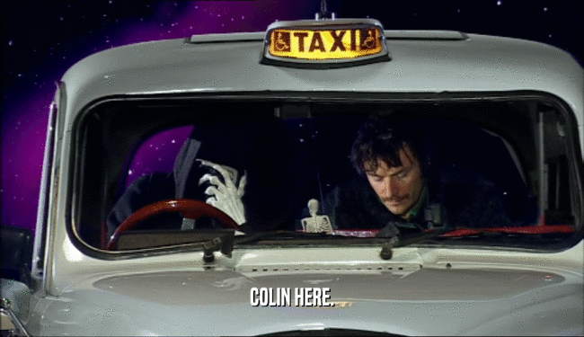 COLIN HERE.  