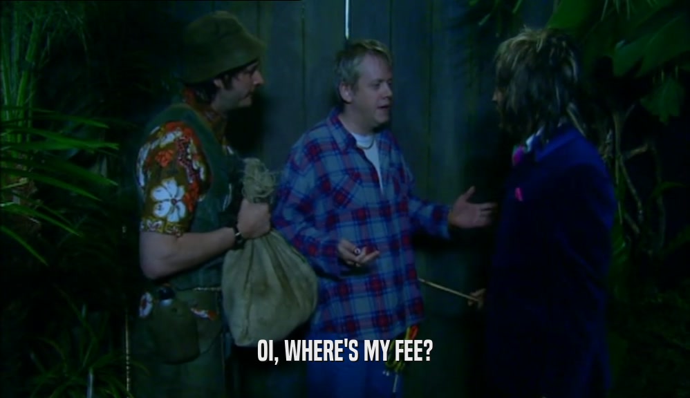 OI, WHERE'S MY FEE?  