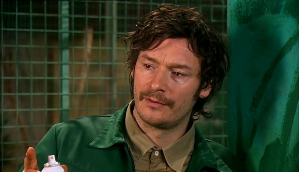 HE WAS A MAN'S MAN. I MEAN, LOOK AT YOU. FEATHER CUT, POINTY FEATURES. 