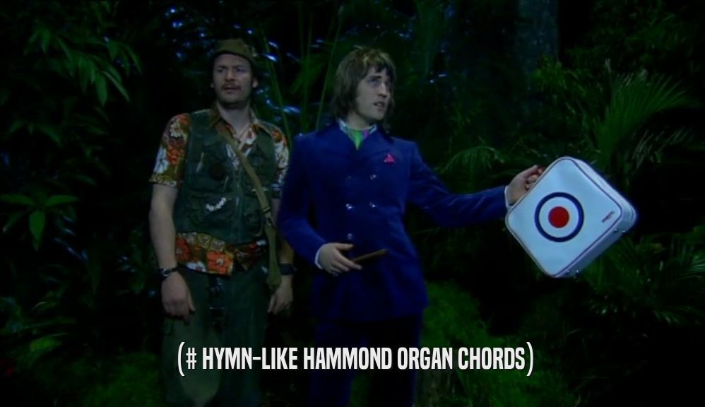 (# HYMN-LIKE HAMMOND ORGAN CHORDS)  