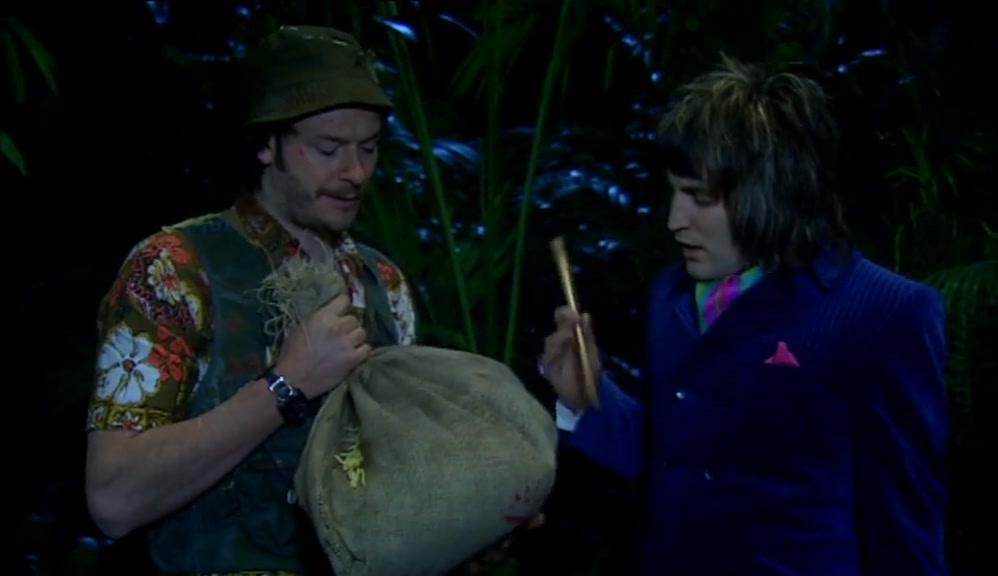 - HAVE YOU DONE IT? - HE'S IN HERE. DON'T PROD HIM. 