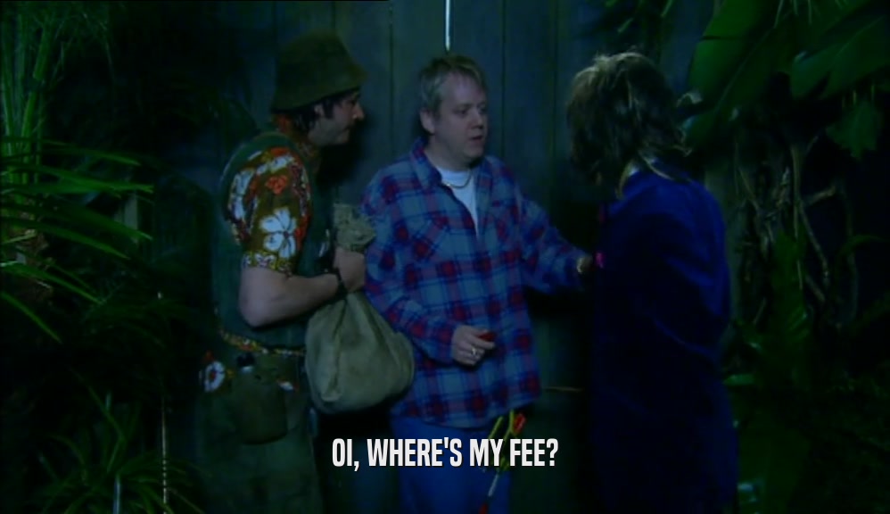 OI, WHERE'S MY FEE?  