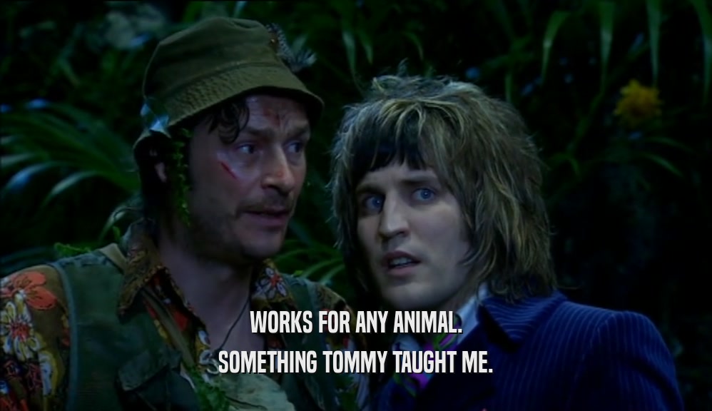 WORKS FOR ANY ANIMAL. SOMETHING TOMMY TAUGHT ME. 