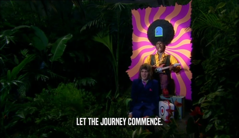 LET THE JOURNEY COMMENCE.  