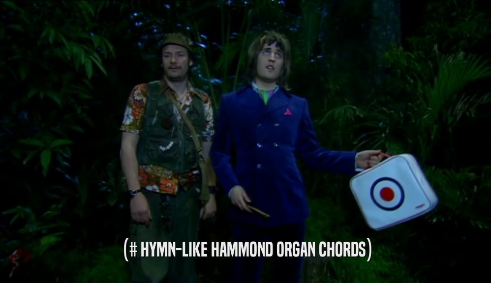 (# HYMN-LIKE HAMMOND ORGAN CHORDS)  