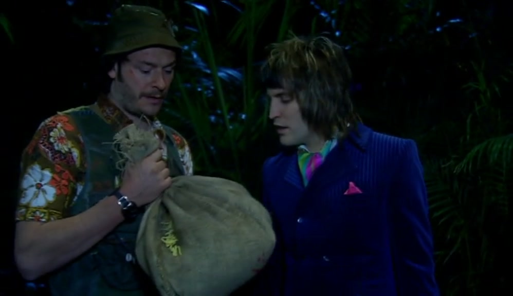 - HAVE YOU DONE IT? - HE'S IN HERE. DON'T PROD HIM. 
