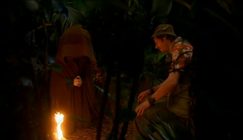 ONLY TWO KINDS OF PEOPLE VENTURE THIS FAR INTO THE DEPTHS OF THE JUNGLE. 