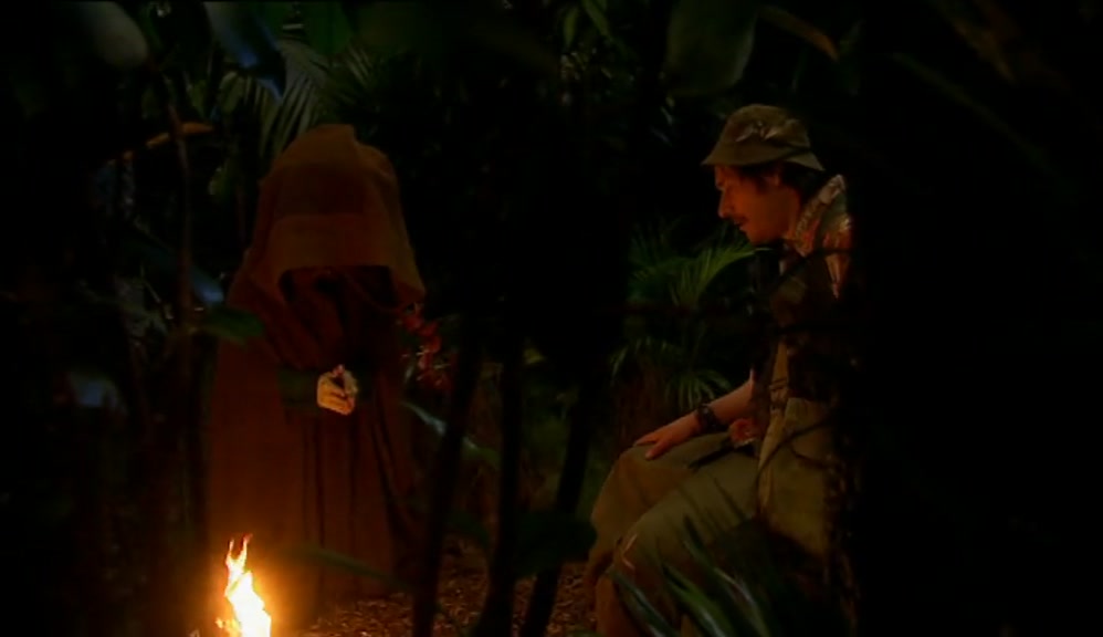 ONLY TWO KINDS OF PEOPLE VENTURE THIS FAR INTO THE DEPTHS OF THE JUNGLE. 