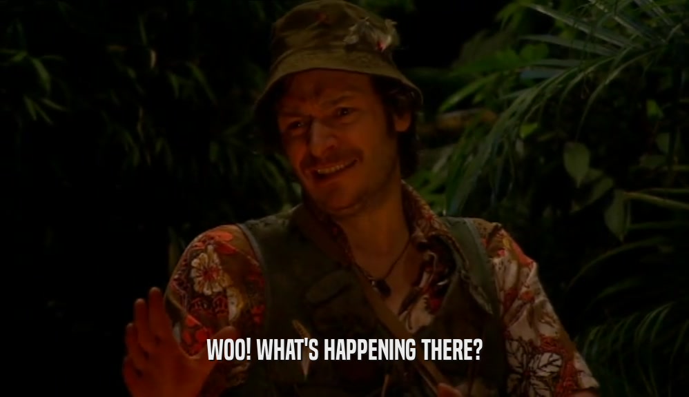 WOO! WHAT'S HAPPENING THERE?  
