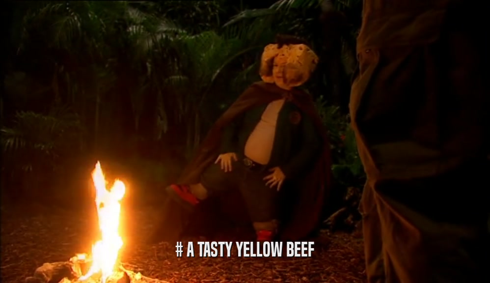 # A TASTY YELLOW BEEF
  