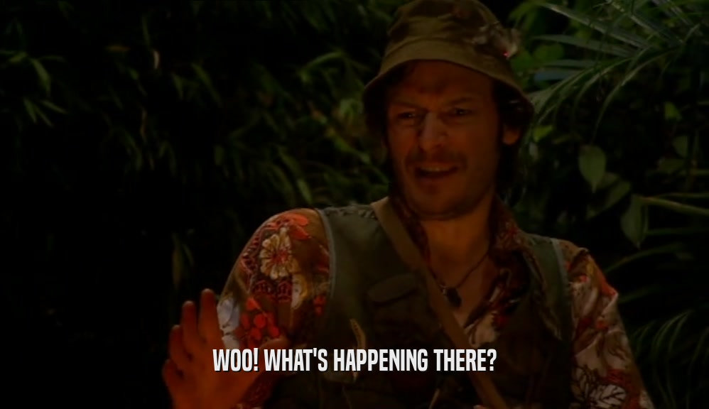 WOO! WHAT'S HAPPENING THERE?  