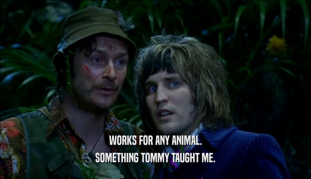 WORKS FOR ANY ANIMAL. SOMETHING TOMMY TAUGHT ME. 
