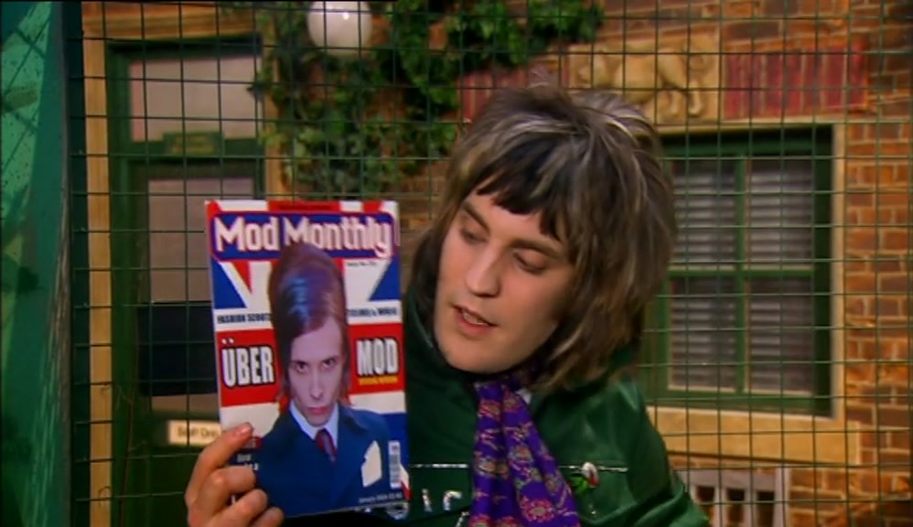 I'M GETTING INTO THE MOD SCENE. CHECK THIS GUY OUT. 