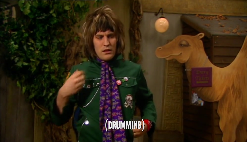 (DRUMMING)  