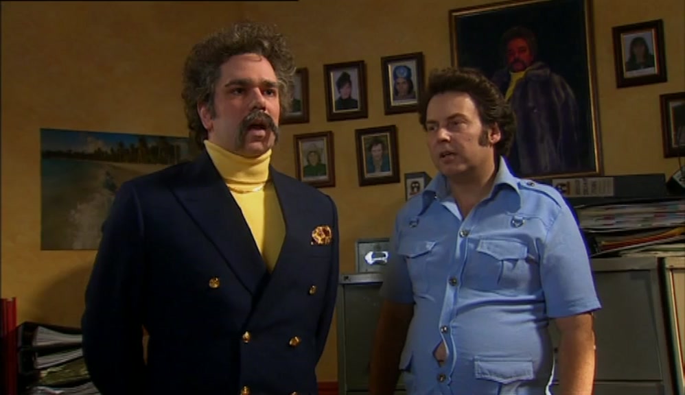 - BAINBRIDGE, YOU'RE ACTING CRAZY. - I AM ACTING CRAZY. 