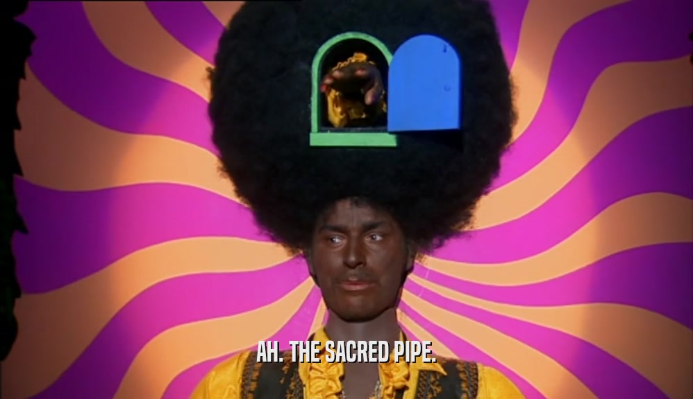 AH. THE SACRED PIPE.  