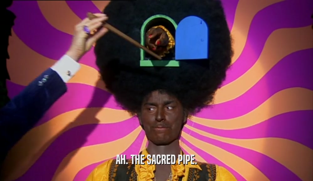 AH. THE SACRED PIPE.  