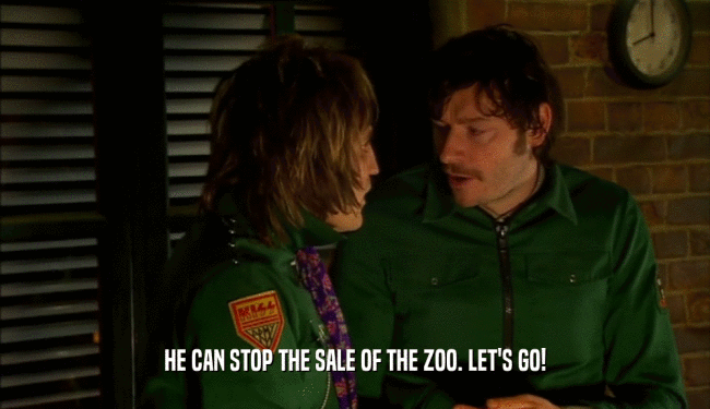 HE CAN STOP THE SALE OF THE ZOO. LET'S GO!  