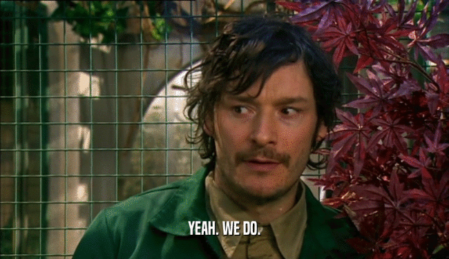 YEAH. WE DO.  