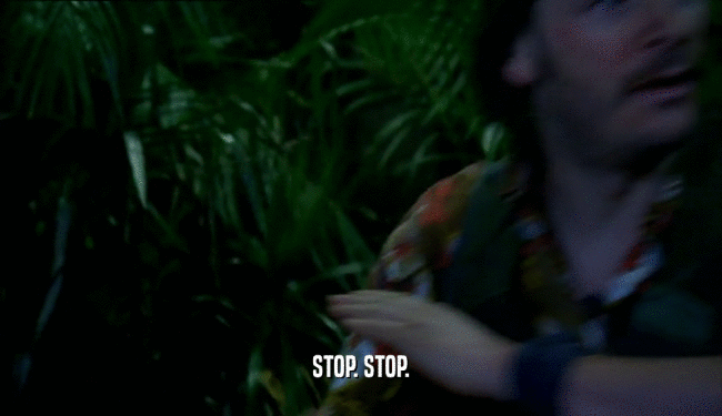 STOP. STOP.  