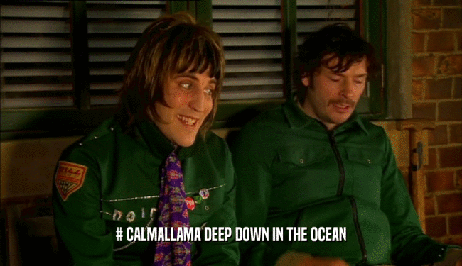# CALMALLAMA DEEP DOWN IN THE OCEAN
  