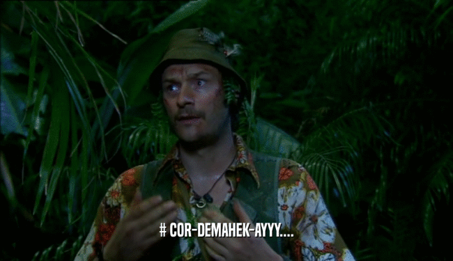 # COR-DEMAHEK-AYYY....  