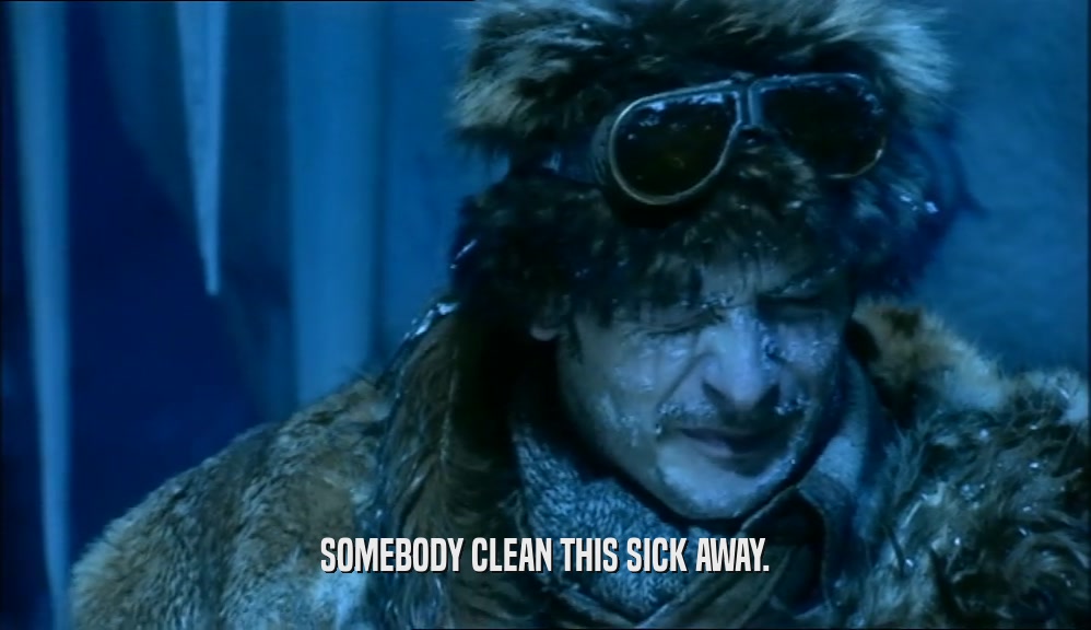 SOMEBODY CLEAN THIS SICK AWAY.  