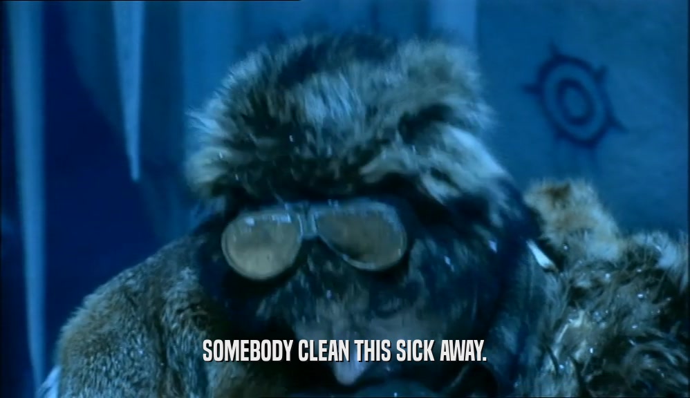 SOMEBODY CLEAN THIS SICK AWAY.  