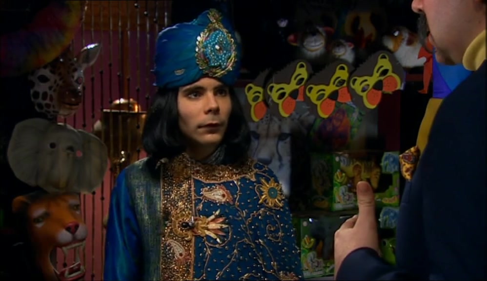 - I DON'T KNOW. - LISTEN. I KNOW YOU'RE A GYPSY SHAMAN. 